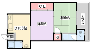 秦ハイツの物件間取画像